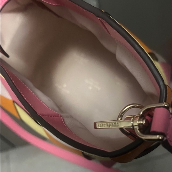 Kate Spade Vibrant Pink and Yellow Tote - Picture 6 of 10